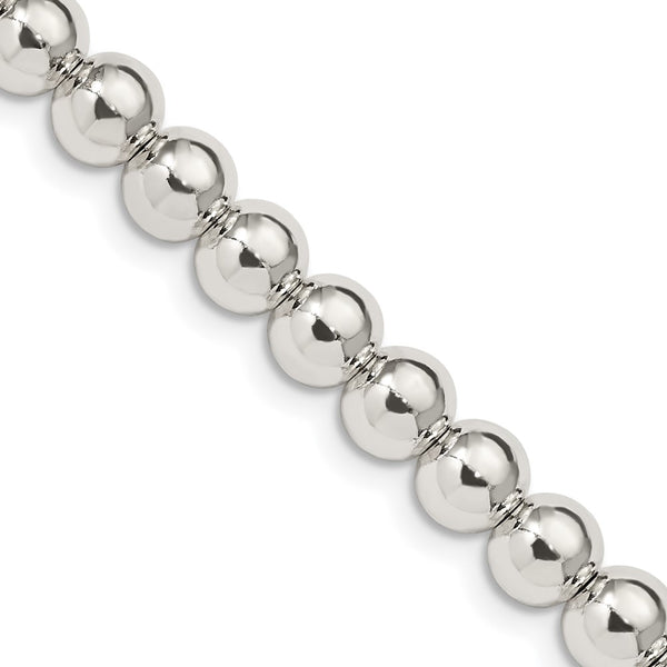 Sterling Silver Box Chain with 6.1mm Beads - Style GR1-1030828