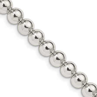 Buy Stylish Sterling Silver Box Chain with 6.1mm Beads - Affordable Value!
