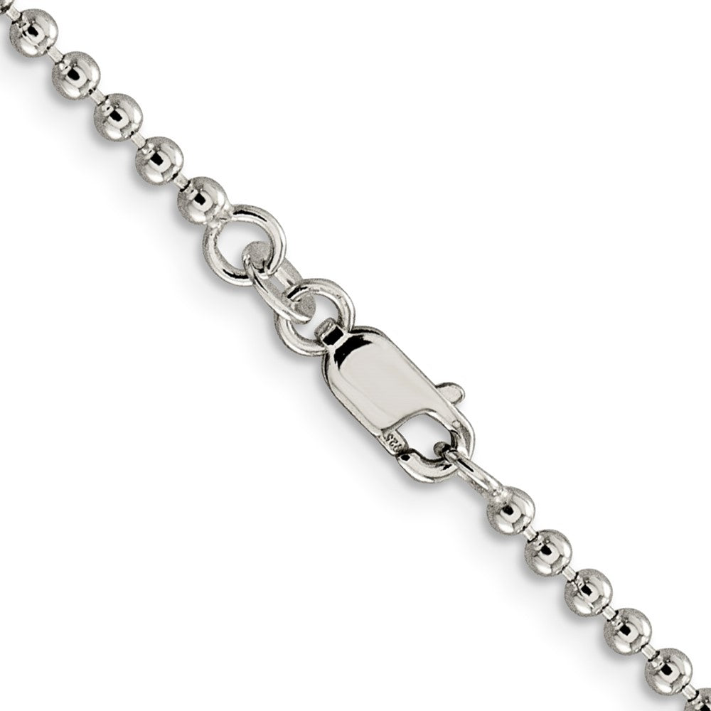 Exclusive 2.35mm Sterling Silver Beaded Chain - Stylish & Affordable Design