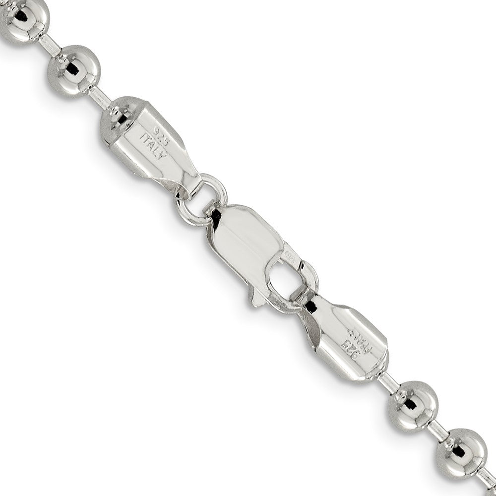 Buy Stylish 5mm Sterling Silver Beaded Chain - Affordable Luxury Accessory