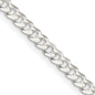 Buy Stylish 3.8mm Flat Curb Chain in Sterling Silver | Affordable Luxury Jewelry-2