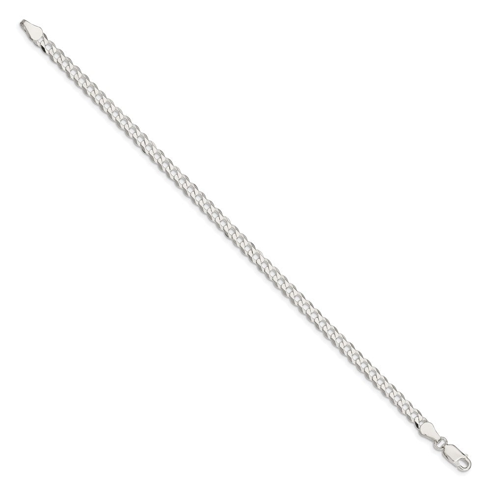 Buy Stylish 4.7mm Flat Curb Chain in Sterling Silver | Luxury Jewelry Value