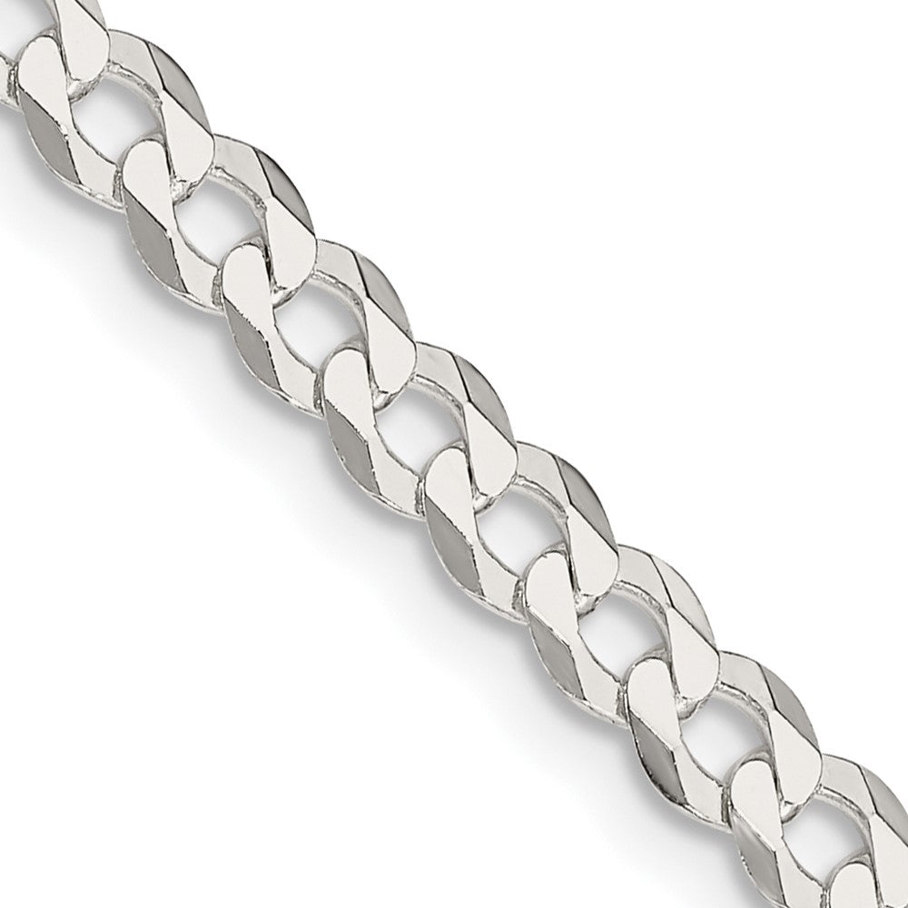 Buy High-Quality 4.7mm Sterling Silver Flat Curb Link Chain - Stylish Value!