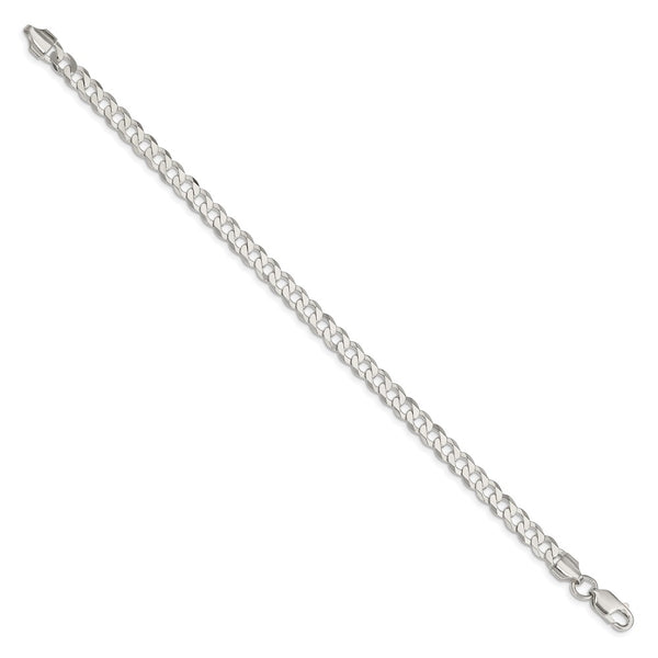 Sterling Silver 5.75mm Flat Curb Link Chain