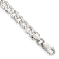 Buy Stylish 6.8mm Flat Curb Chain in Sterling Silver - Affordable Luxury!-2