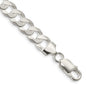 Buy 8.5mm Flat Curb Chain in Sterling Silver - Stylish & Affordable Jewelry-2
