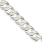 Buy 8.5mm Flat Curb Chain in Sterling Silver - Stylish & Affordable Jewelry!-9
