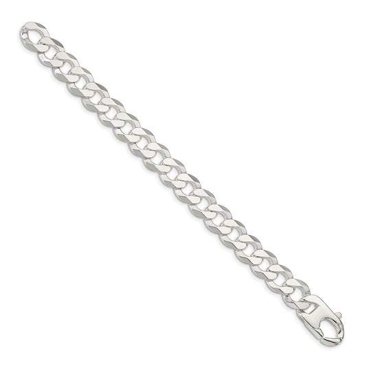 Buy Stylish 14mm Flat Curb Chain in Sterling Silver - Affordable Luxury Jewelry