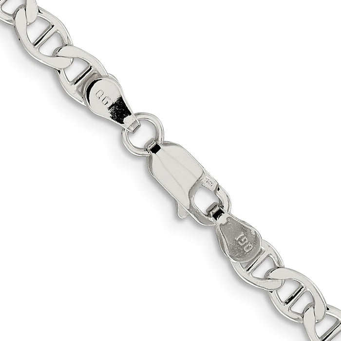 Buy Stylish 4.75mm Sterling Silver Flat Anchor Link Chain - Affordable Luxury-3