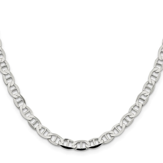 Buy 5.7mm Flat Anchor Chain in Sterling Silver - Stylish & Affordable Jewelry