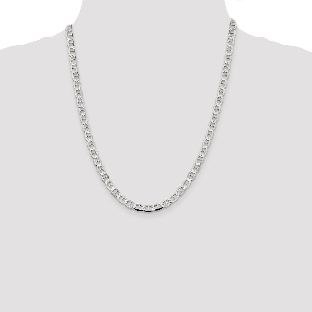 Buy 5.7mm Flat Anchor Chain in Sterling Silver - Stylish, High-Quality Accessory