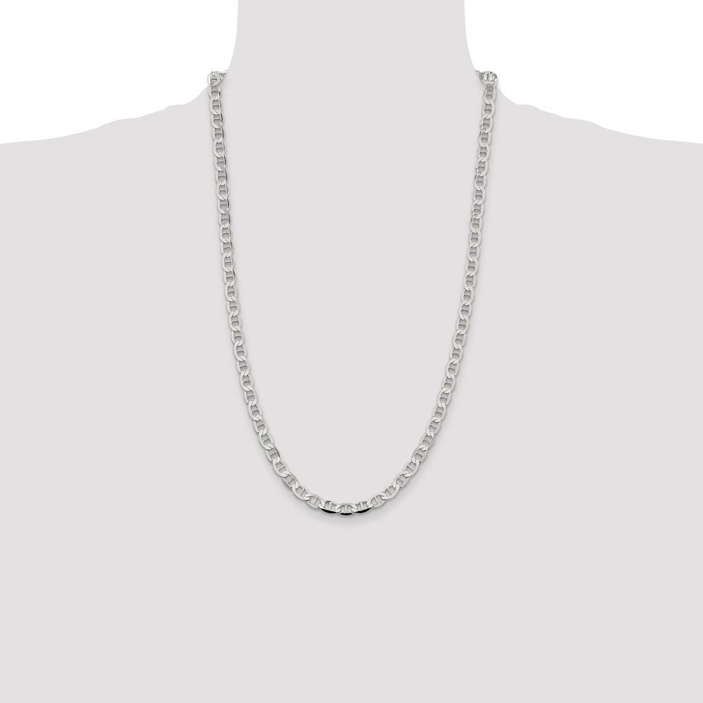 Buy Stylish 5.7mm Sterling Silver Flat Anchor Chain - Affordable Luxury Jewelry