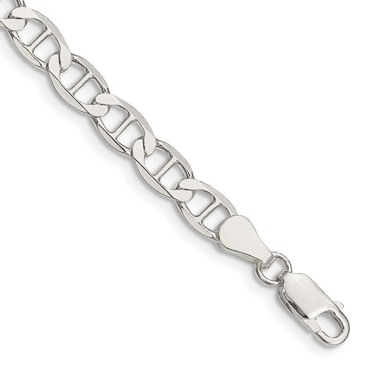 Buy Exclusive 5.7mm Flat Anchor Chain in Sterling Silver - Stylish Value!