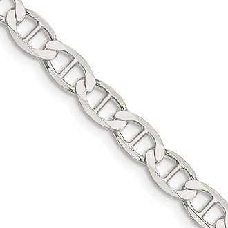 Buy Stylish 5.7mm Sterling Silver Flat Anchor Chain - Affordable Luxury Jewelry
