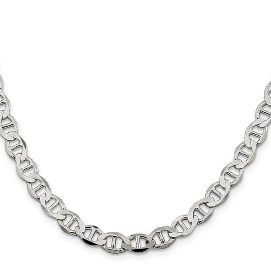 Exclusive 7.1mm Sterling Silver Flat Anchor Link Chain - Stylish & Affordable!