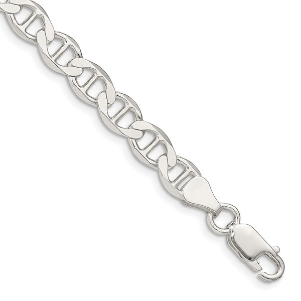 7.1mm Flat Anchor Chain in Sterling Silver - Style GR1-1029652