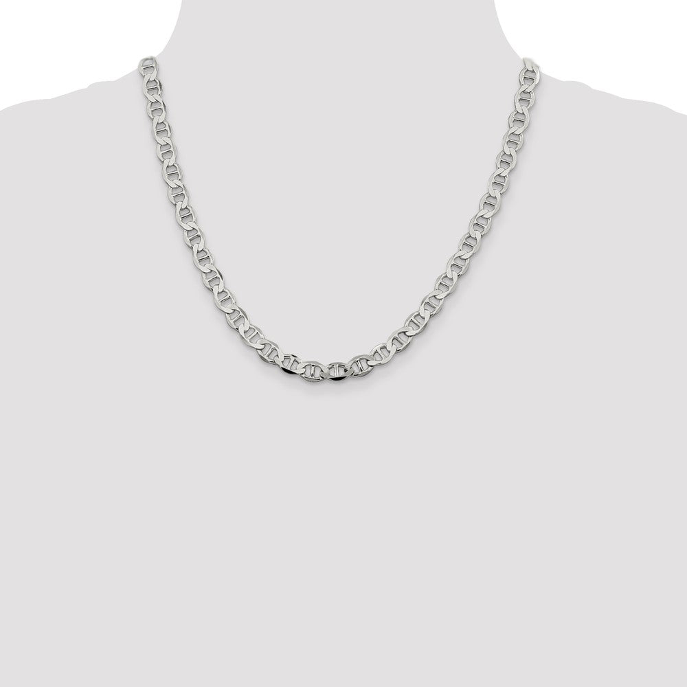 Exclusive Sterling Silver 8.9mm Flat Anchor Link Chain - Stylish & Affordable