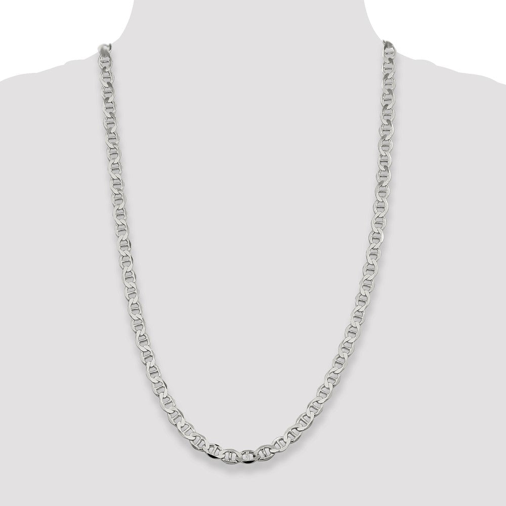 Buy Stylish 8.9mm Flat Anchor Chain in Sterling Silver | Affordable Luxury