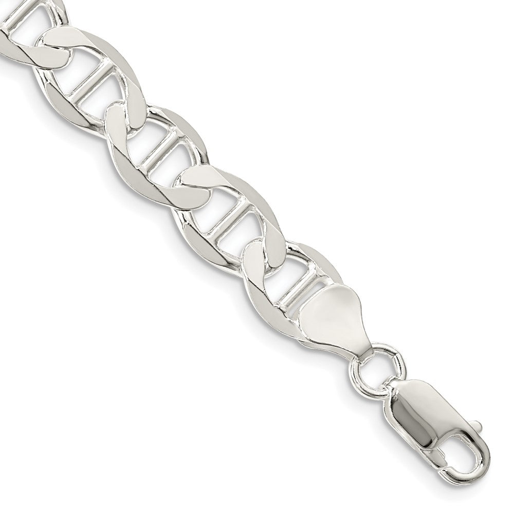 High-Quality 8.9mm Sterling Silver Flat Anchor Link Chain - Stylish Value!