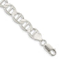 High-Quality 8.9mm Sterling Silver Flat Anchor Link Chain - Stylish Value!-1