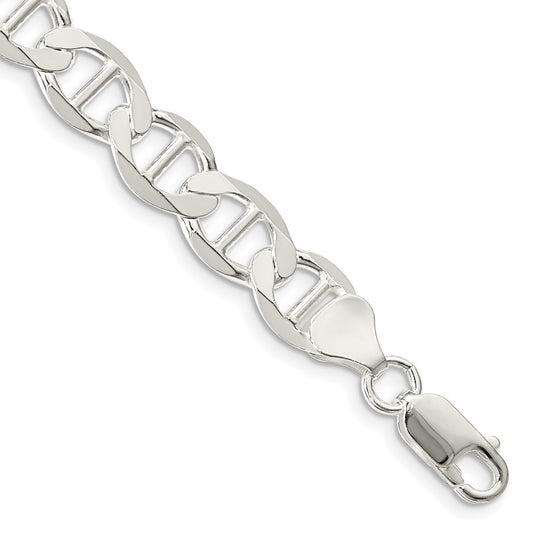 High-Quality 8.9mm Sterling Silver Flat Anchor Link Chain - Stylish Value!