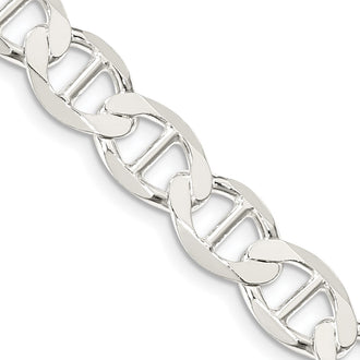 Exclusive Sterling Silver 8.9mm Flat Anchor Link Chain - Stylish & Affordable