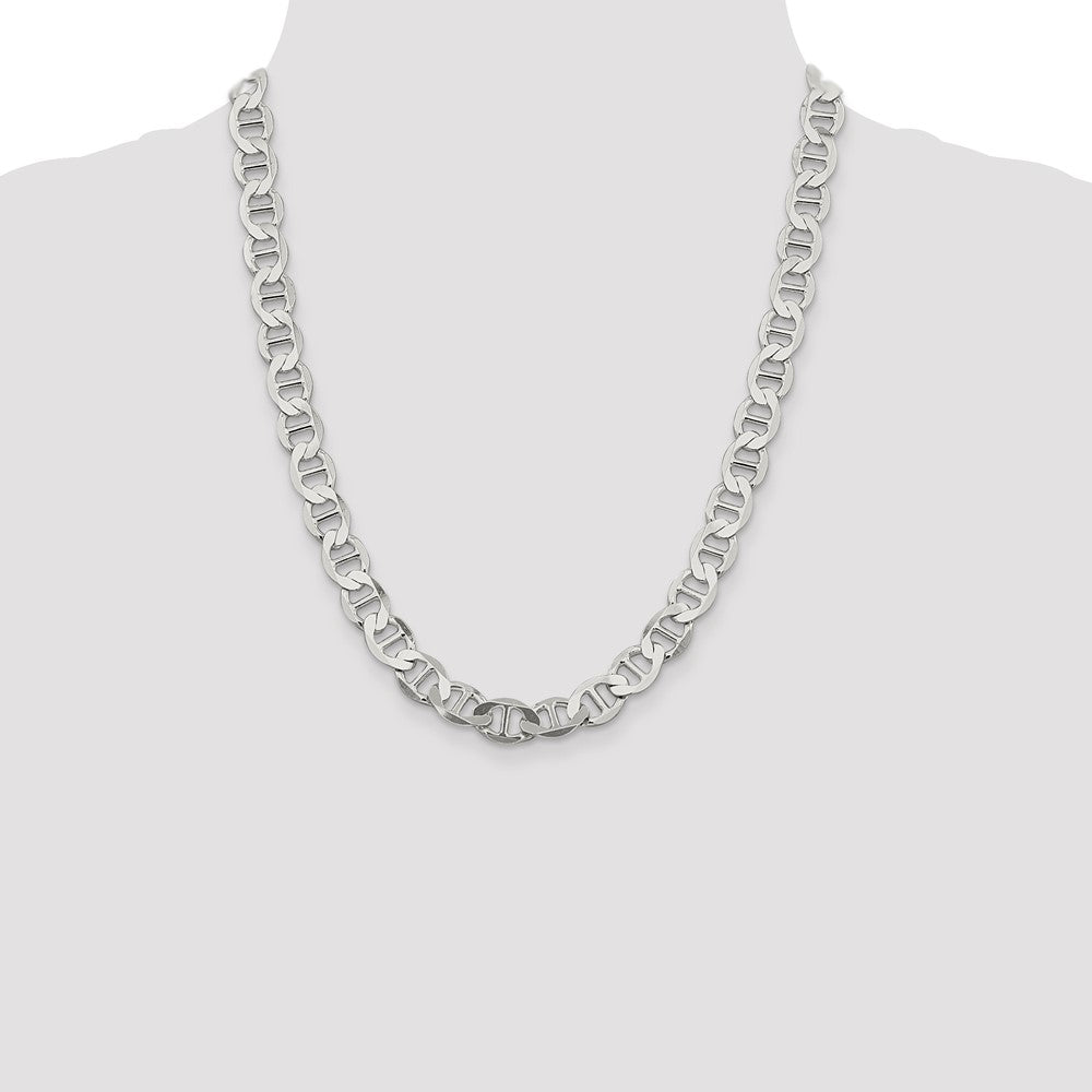 Buy Stylish 9.95mm Flat Anchor Link Chain in High-Quality Sterling Silver