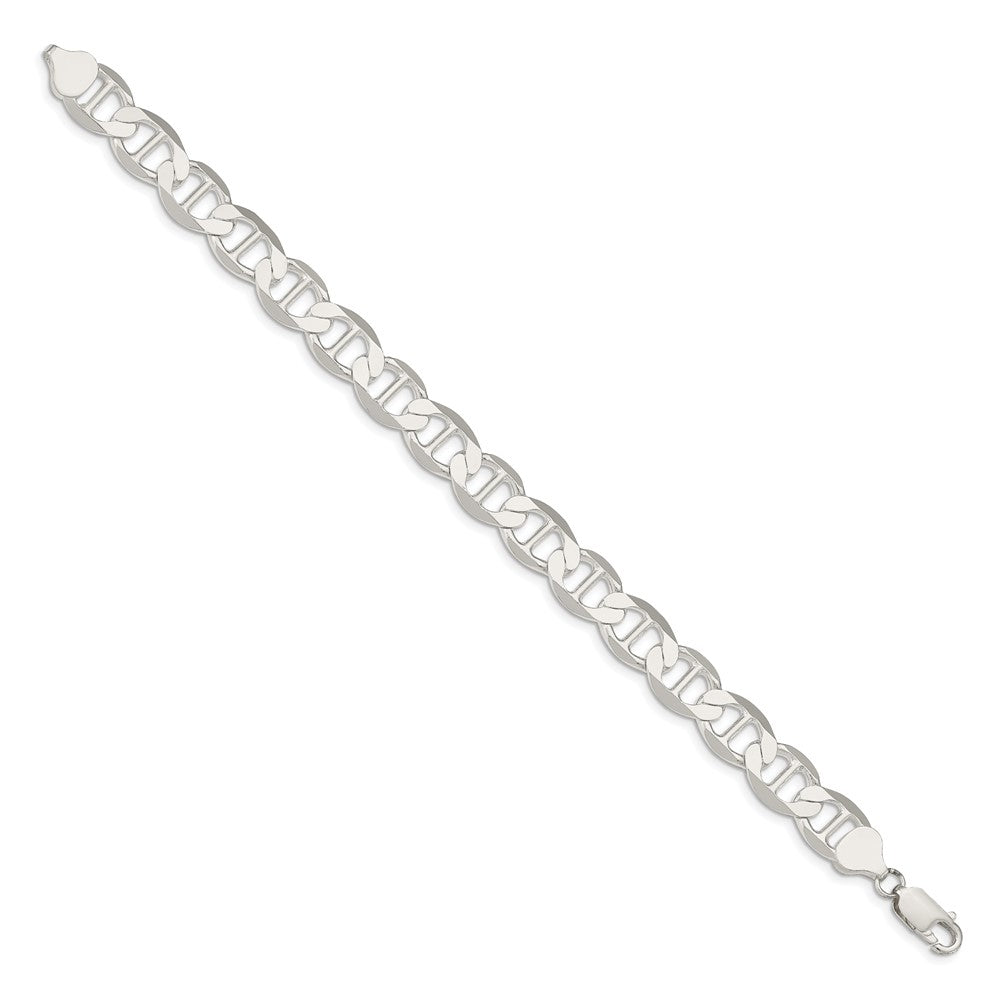 High-Quality Sterling Silver 9.95mm Flat Anchor Link Chain - Stylish Value!