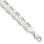 High-Quality Sterling Silver 9.95mm Flat Anchor Link Chain - Stylish Value!-2