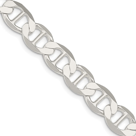 Buy Stylish 9.95mm Sterling Silver Flat Anchor Link Chain - Affordable Luxury