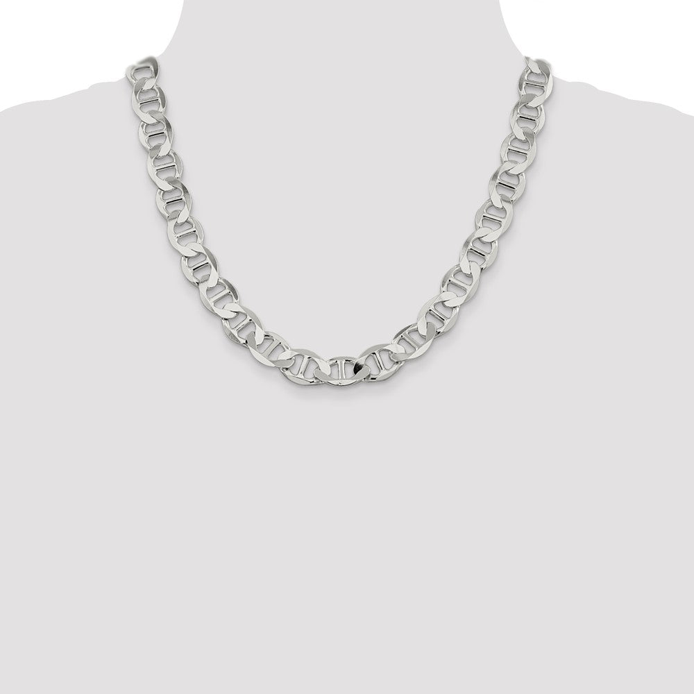 Buy Stylish 12.3mm Flat Anchor Chain in 925 Sterling Silver - Affordable Luxury