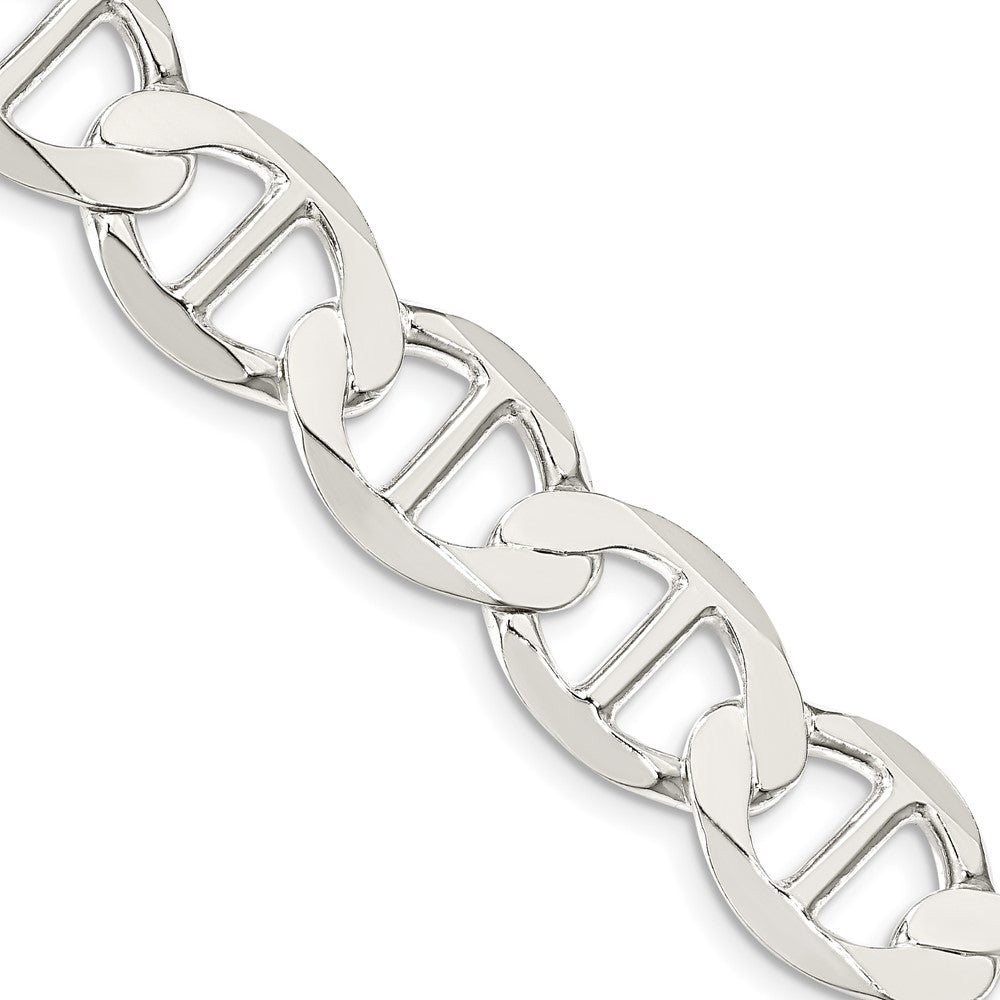 Buy Stylish 12.3mm Flat Anchor Chain in 925 Sterling Silver - Affordable Luxury