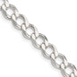 Buy Stylish 6.7mm Sterling Silver Semi-Solid Flat Curb Link Chain - Affordable Price-4