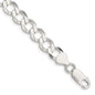 Buy Stylish 8.1mm Sterling Silver Semi-Solid Flat Curb Link Chain - Luxury Value-1