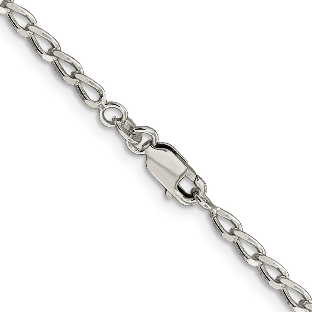 Buy Stylish Sterling Silver 2.8mm Elongated Open Link Chain - Luxury Value!
