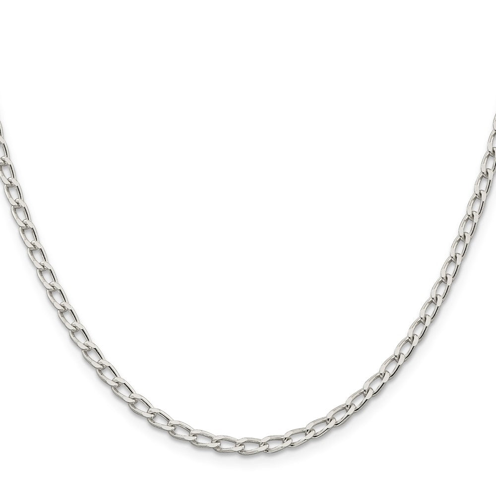 Buy Stylish 3.2mm Sterling Silver Elongated Open Link Chain | Luxury Value