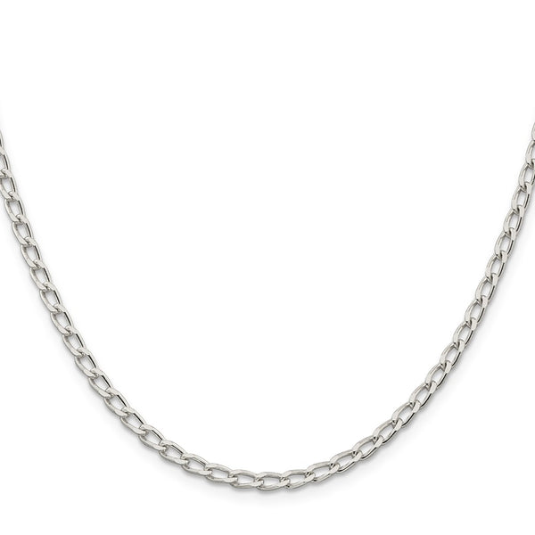 3.2mm Sterling Silver Elongated Open Link Chain