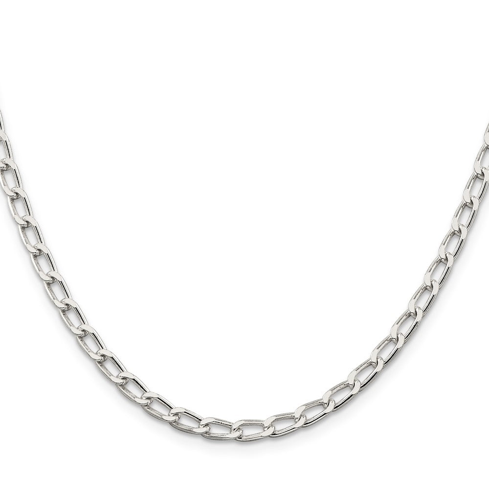 Buy High-Quality 4.3mm Sterling Silver Elongated Open Link Chain - Stylish Value