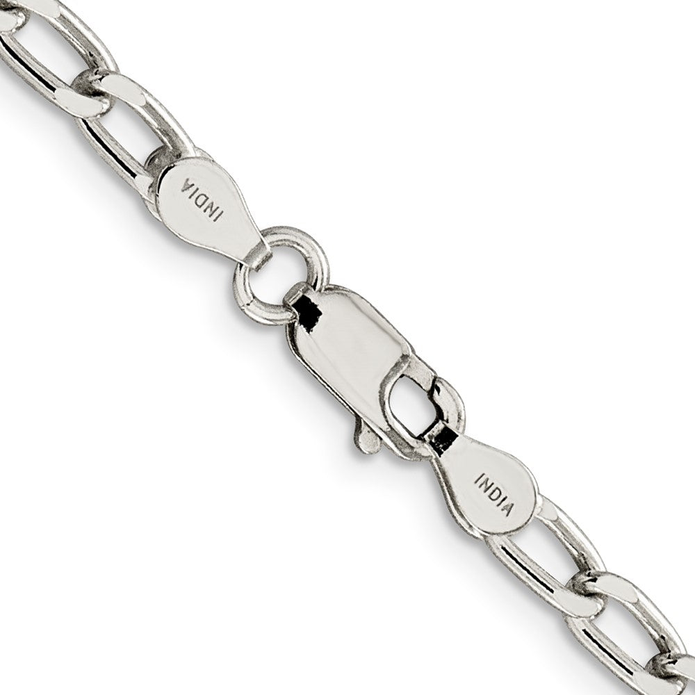Buy High-Quality 4.3mm Sterling Silver Elongated Open Link Chain - Stylish Value