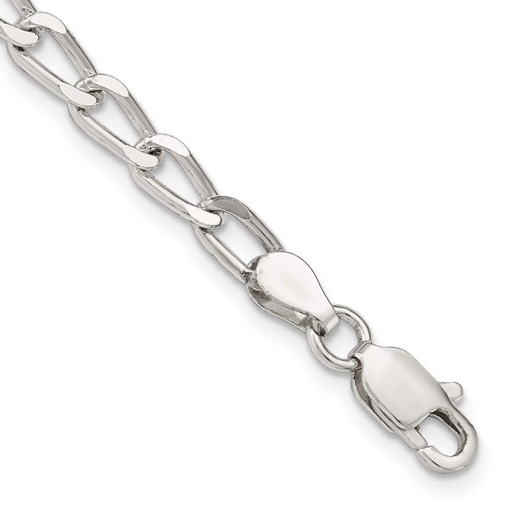 Buy Stylish 4.3mm Sterling Silver Elongated Open Link Chain - Luxury Value