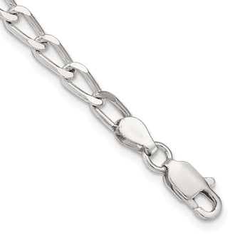 Buy Stylish 4.3mm Sterling Silver Elongated Open Link Chain - Luxury Value