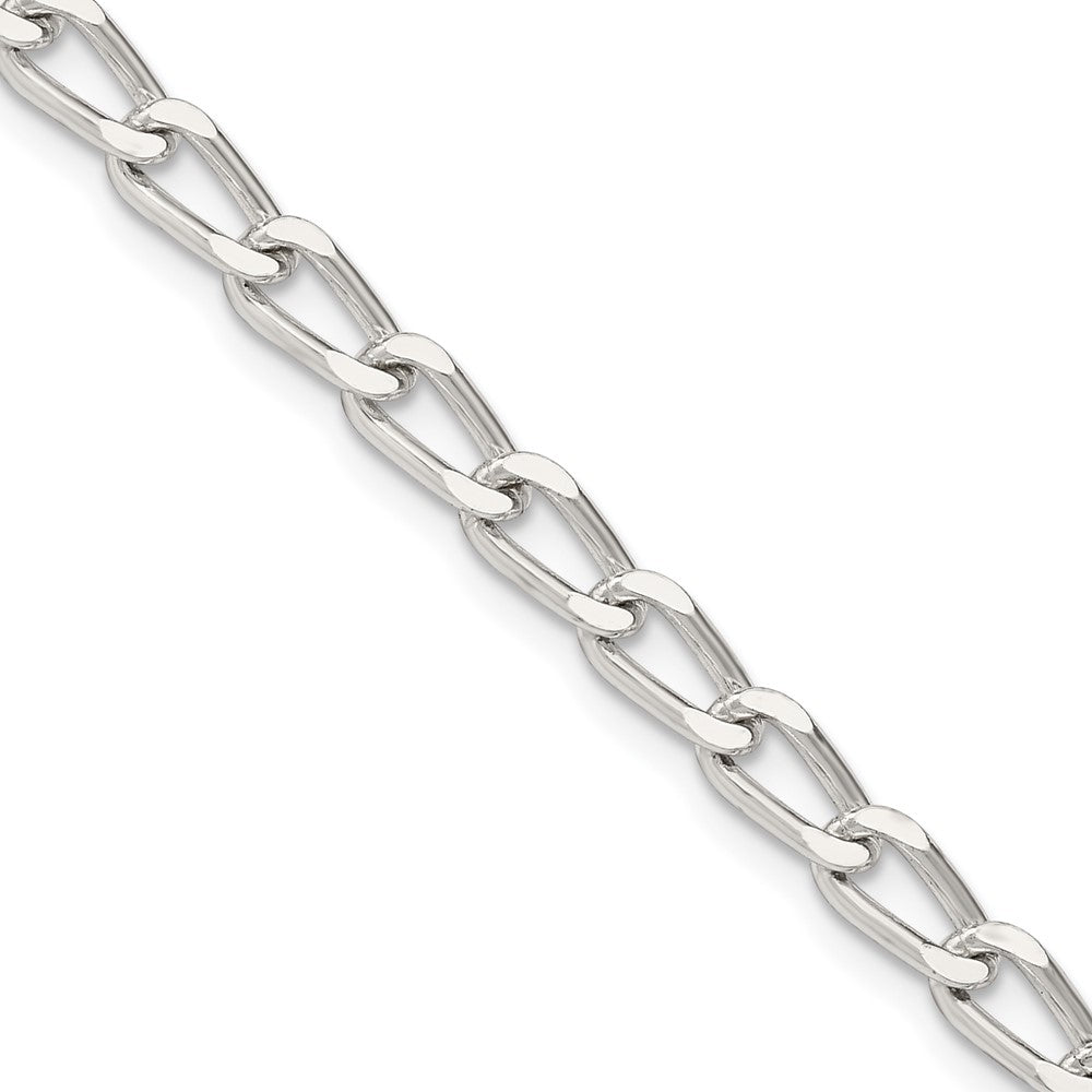 Buy High-Quality 4.3mm Sterling Silver Elongated Open Link Chain - Stylish Value