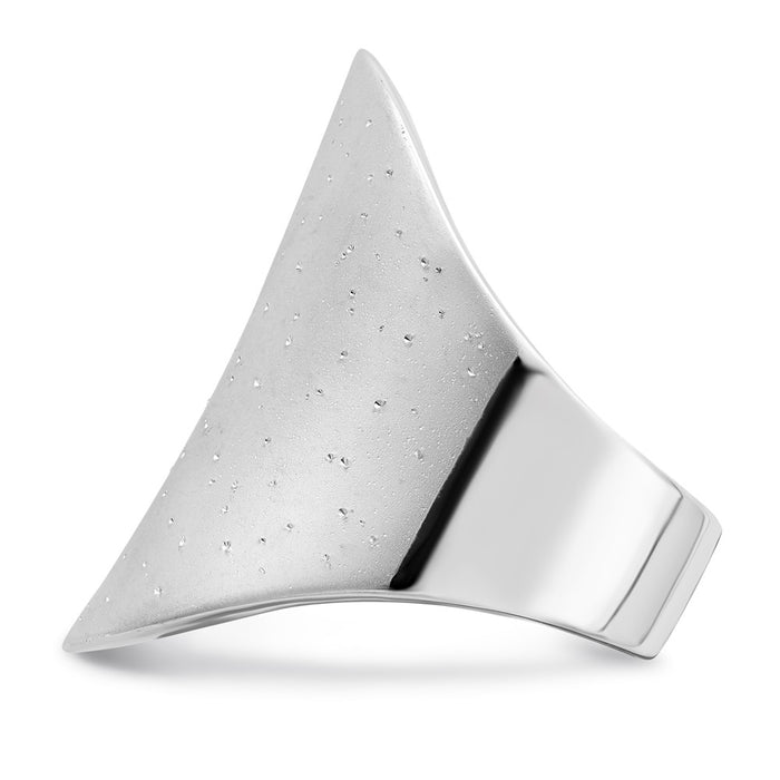 Shop Exclusive Rhodium-Plated Sterling Silver Radiant Essence Ring - Stylish Design-3