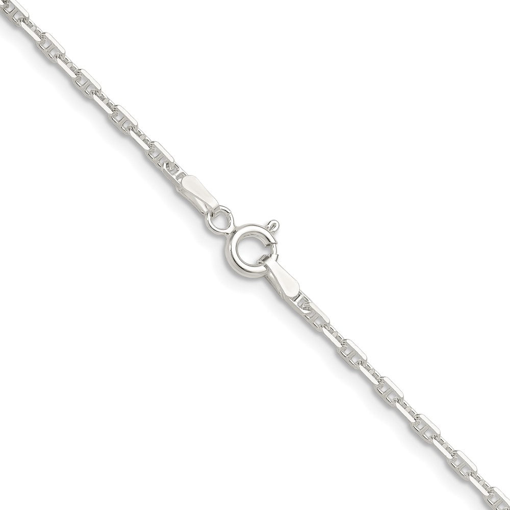 Buy Stylish 2mm Polished Sterling Silver Mariner Link Chain - Affordable Luxury
