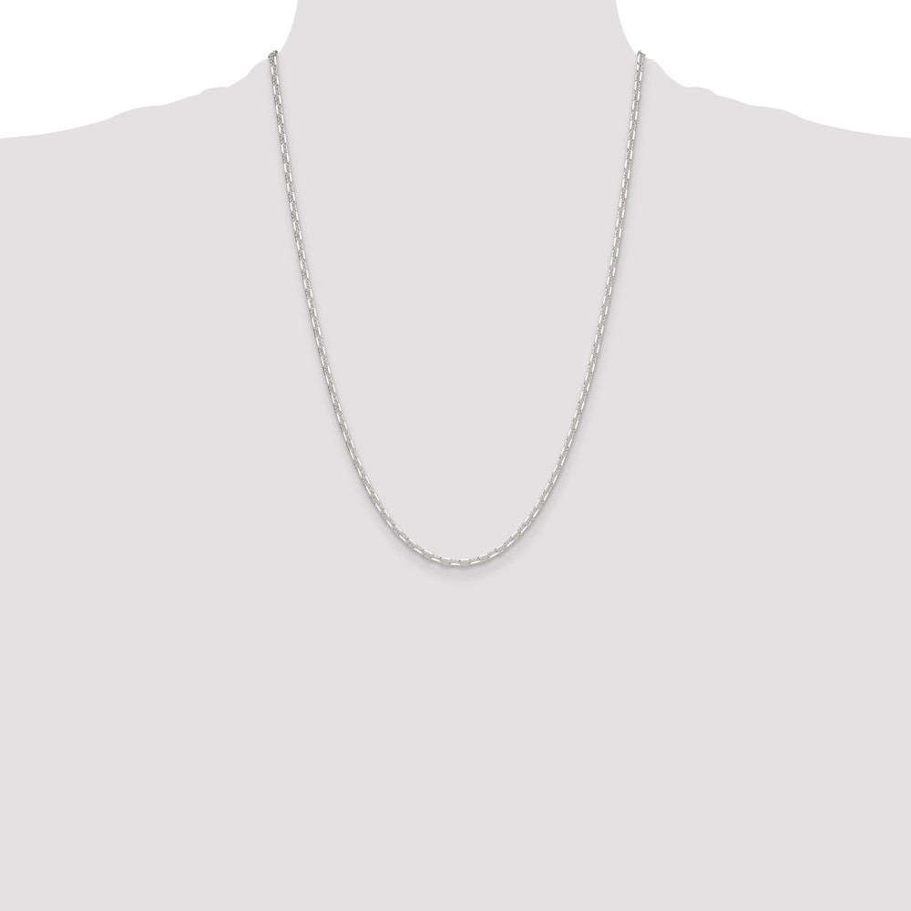 Buy Stylish 3mm Polished Sterling Silver Mariner Link Chain - Luxury Finish