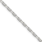 High-Quality 3mm Polished Sterling Silver Mariner Link Chain - Stylish Value!-3