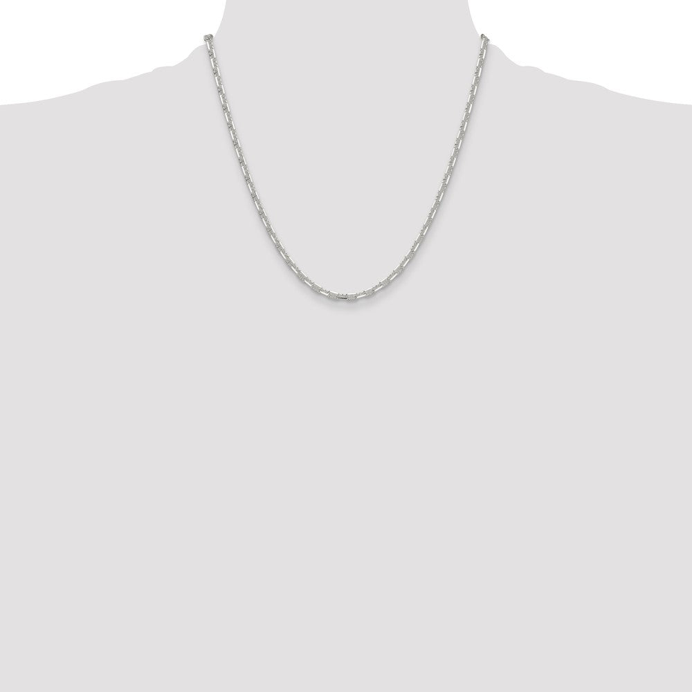 Buy Stylish Polished Sterling Silver 3.75mm Mariner Link Chain - Luxury Value