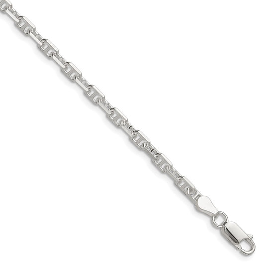 Buy Exclusive 3.75mm Polished Sterling Silver Mariner Link Chain - Stylish Value!