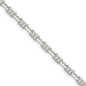 High-Quality Polished Sterling Silver 3.75mm Mariner Link Chain - Stylish Value!-4