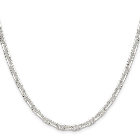 Order Stylish 4.75mm Polished Sterling Silver Mariner Link Chain - Luxury Value